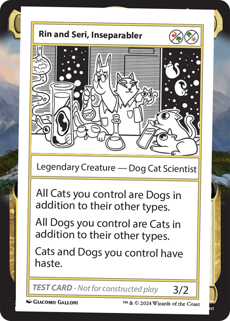 Rin and Seri, Inseparabler [Mystery Booster 2 Playtest Cards] | Jomio and Rueliete's Cards and Comics