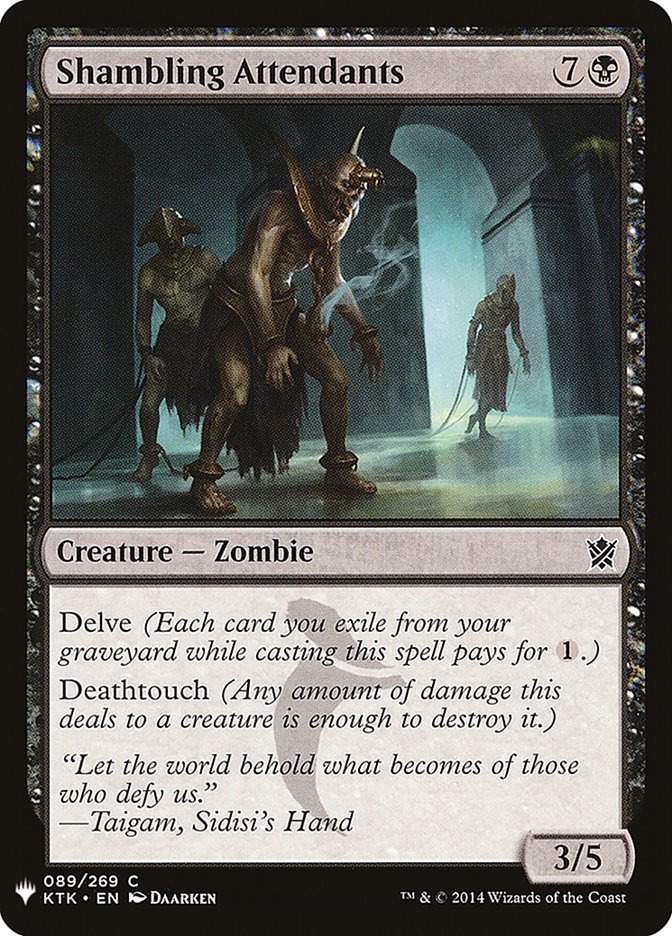 Shambling Attendants [Mystery Booster] | Jomio and Rueliete's Cards and Comics
