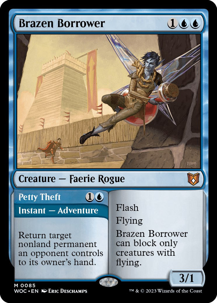 Brazen Borrower // Petty Theft [Wilds of Eldraine Commander] | Jomio and Rueliete's Cards and Comics