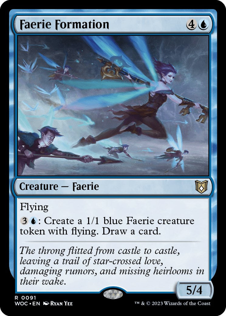 Faerie Formation [Wilds of Eldraine Commander] | Jomio and Rueliete's Cards and Comics