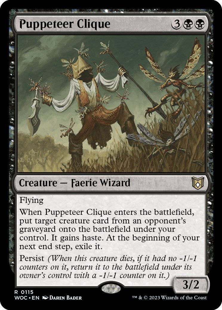 Puppeteer Clique [Wilds of Eldraine Commander] | Jomio and Rueliete's Cards and Comics