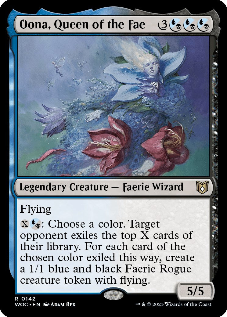 Oona, Queen of the Fae [Wilds of Eldraine Commander] | Jomio and Rueliete's Cards and Comics