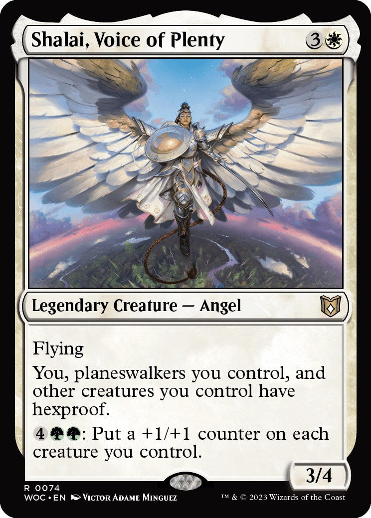 Shalai, Voice of Plenty [Wilds of Eldraine Commander] | Jomio and Rueliete's Cards and Comics
