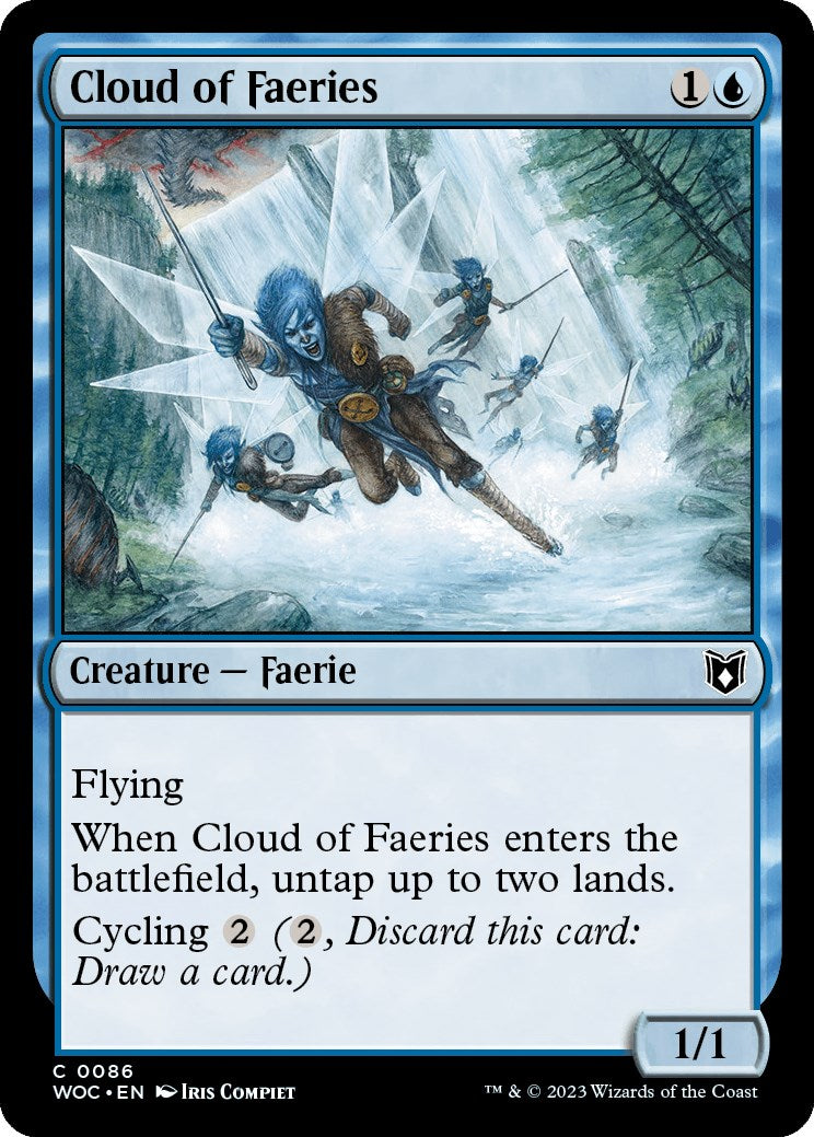 Cloud of Faeries [Wilds of Eldraine Commander] | Jomio and Rueliete's Cards and Comics