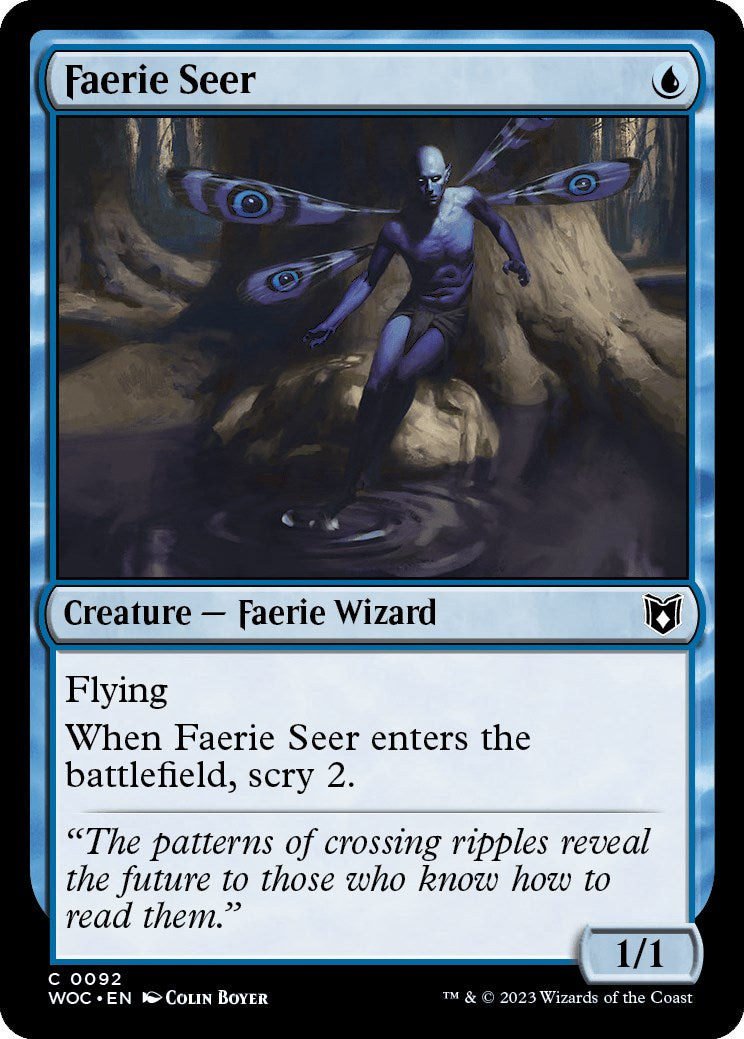 Faerie Seer [Wilds of Eldraine Commander] | Jomio and Rueliete's Cards and Comics