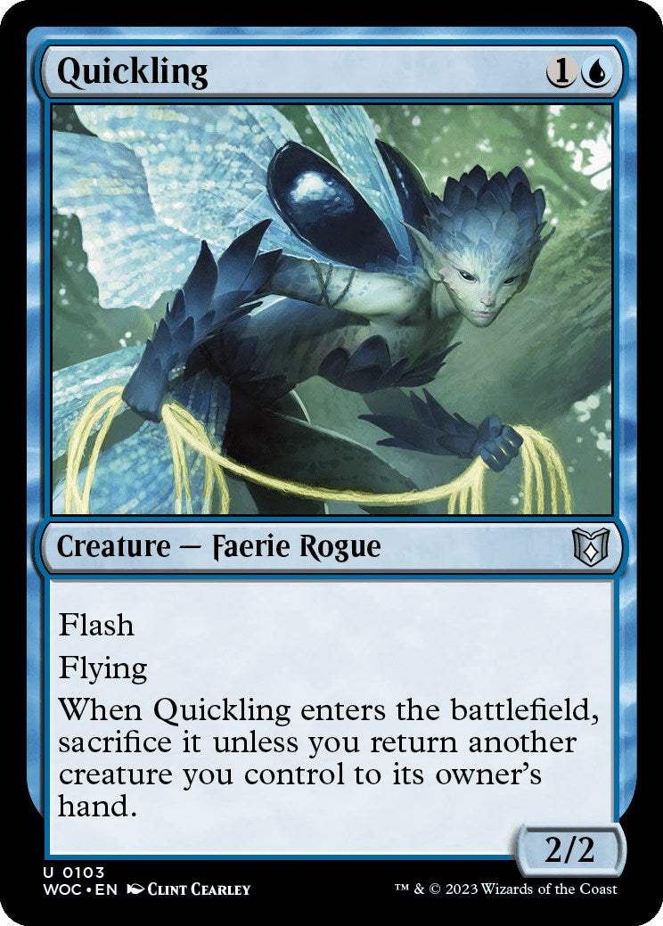 Quickling [Wilds of Eldraine Commander] | Jomio and Rueliete's Cards and Comics