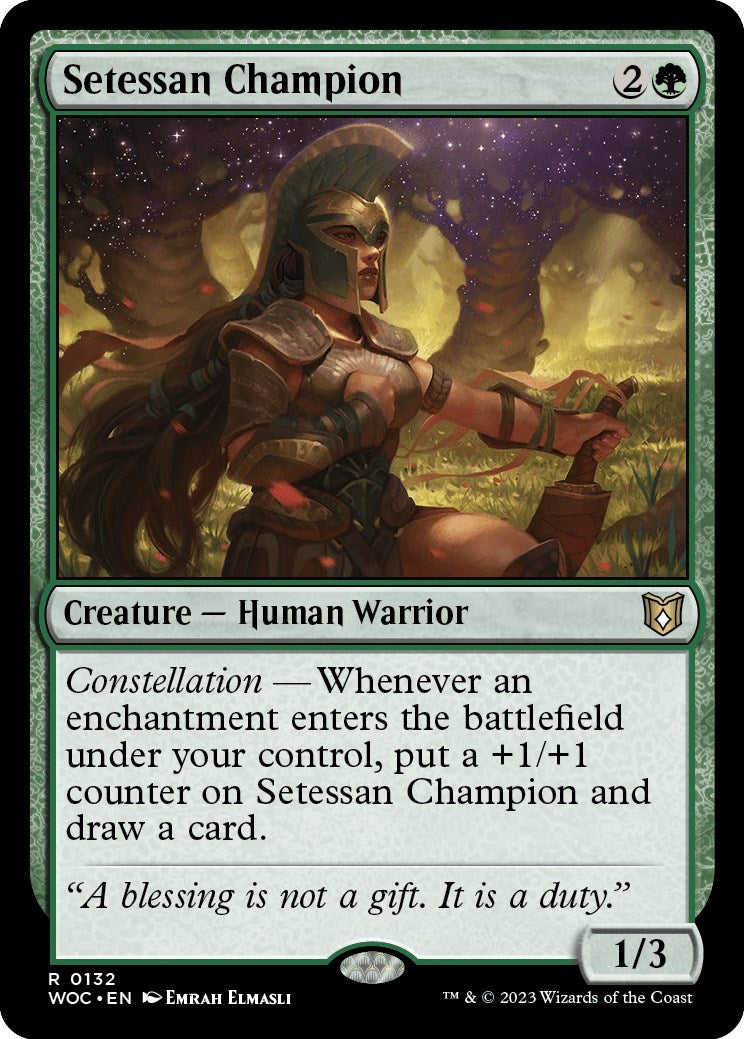 Setessan Champion [Wilds of Eldraine Commander] | Jomio and Rueliete's Cards and Comics
