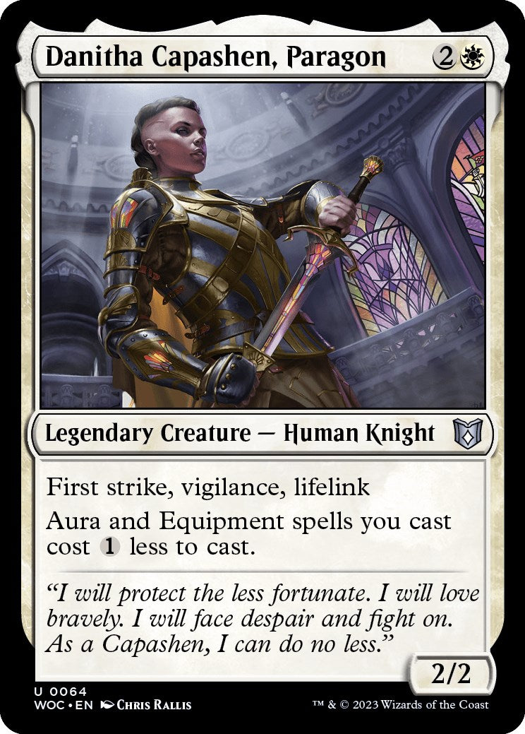Danitha Capashen, Paragon [Wilds of Eldraine Commander] | Jomio and Rueliete's Cards and Comics