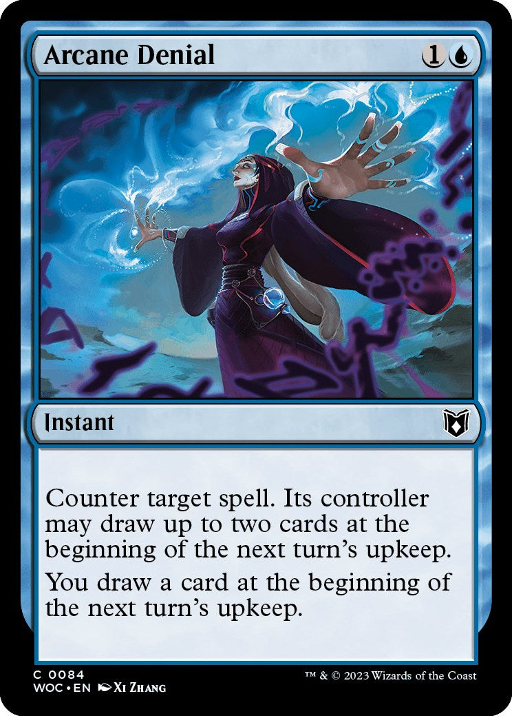Arcane Denial [Wilds of Eldraine Commander] | Jomio and Rueliete's Cards and Comics