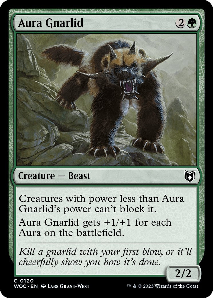 Aura Gnarlid [Wilds of Eldraine Commander] | Jomio and Rueliete's Cards and Comics