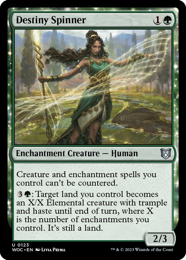 Destiny Spinner [Wilds of Eldraine Commander] | Jomio and Rueliete's Cards and Comics