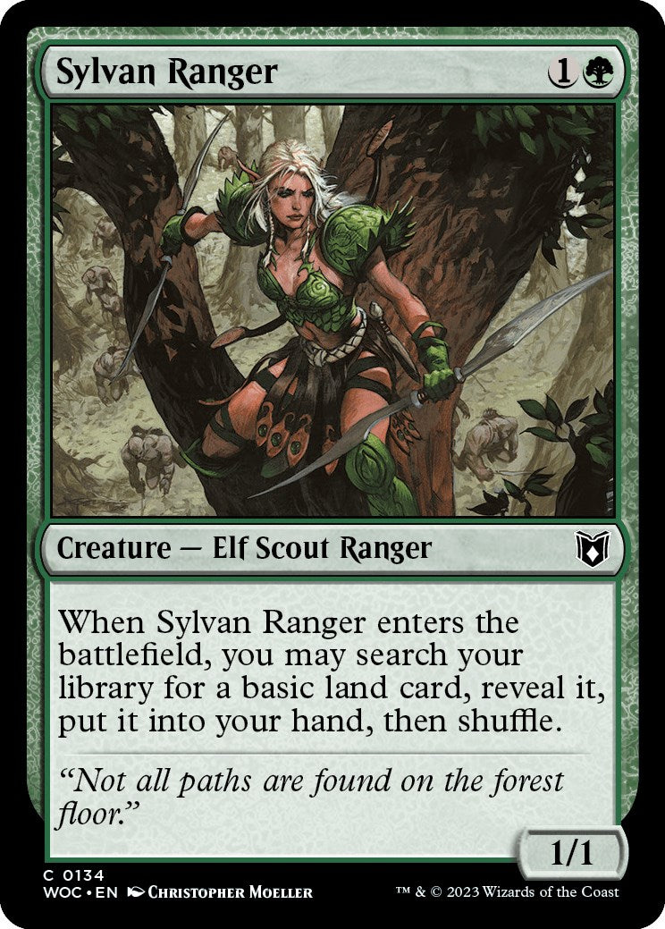 Sylvan Ranger [Wilds of Eldraine Commander] | Jomio and Rueliete's Cards and Comics