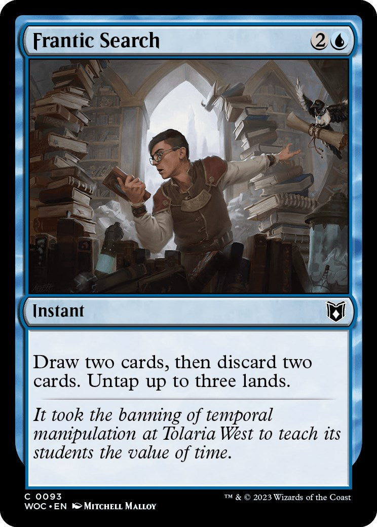 Frantic Search [Wilds of Eldraine Commander] | Jomio and Rueliete's Cards and Comics