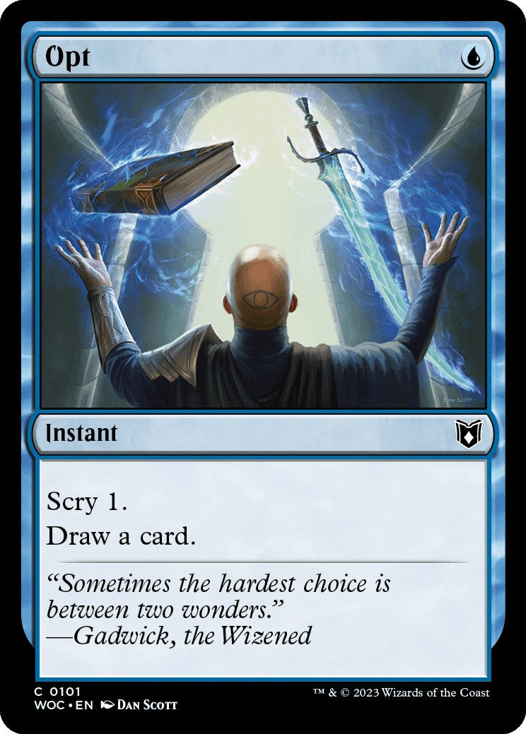 Opt [Wilds of Eldraine Commander] | Jomio and Rueliete's Cards and Comics