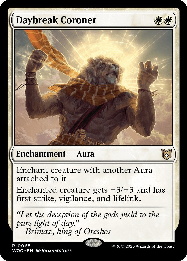 Daybreak Coronet [Wilds of Eldraine Commander] | Jomio and Rueliete's Cards and Comics