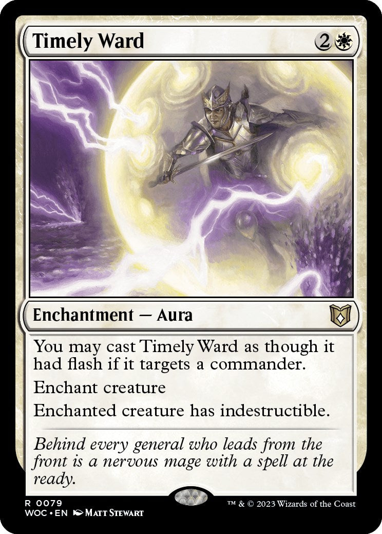 Timely Ward [Wilds of Eldraine Commander] | Jomio and Rueliete's Cards and Comics
