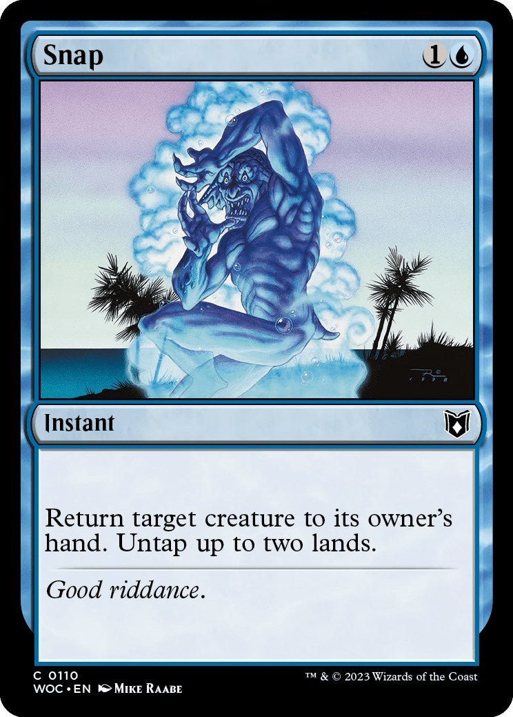 Snap [Wilds of Eldraine Commander] | Jomio and Rueliete's Cards and Comics