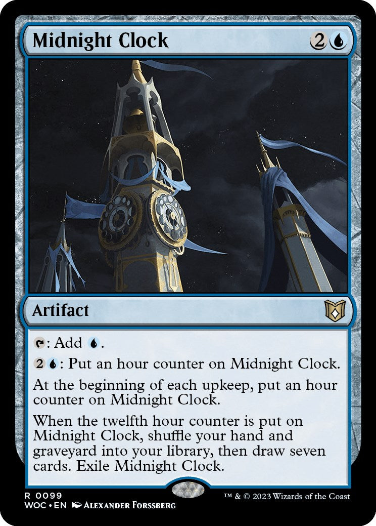 Midnight Clock [Wilds of Eldraine Commander] | Jomio and Rueliete's Cards and Comics