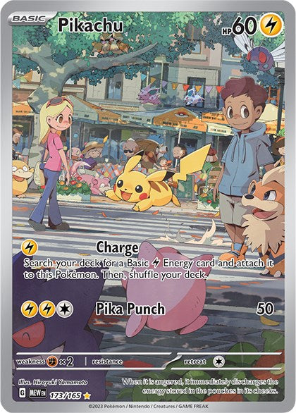 Pikachu (173/165) [Scarlet & Violet 151] | Jomio and Rueliete's Cards and Comics