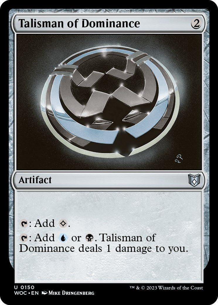 Talisman of Dominance [Wilds of Eldraine Commander] | Jomio and Rueliete's Cards and Comics