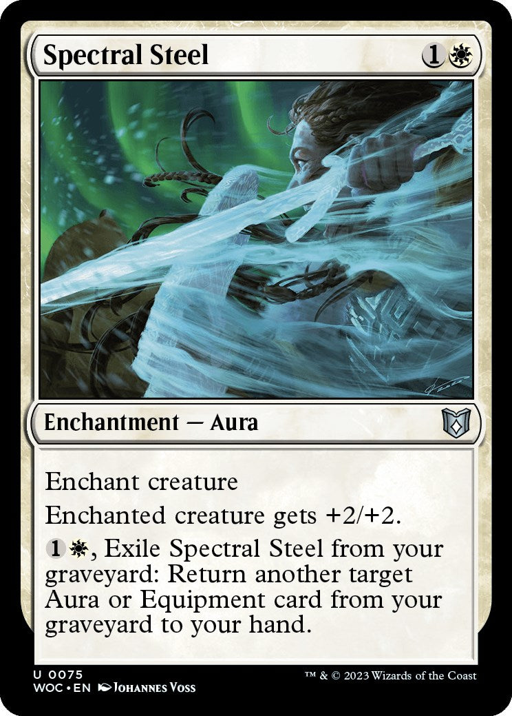 Spectral Steel [Wilds of Eldraine Commander] | Jomio and Rueliete's Cards and Comics