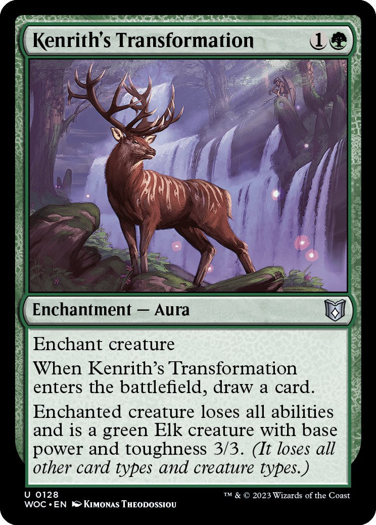 Kenrith's Transformation [Wilds of Eldraine Commander] | Jomio and Rueliete's Cards and Comics