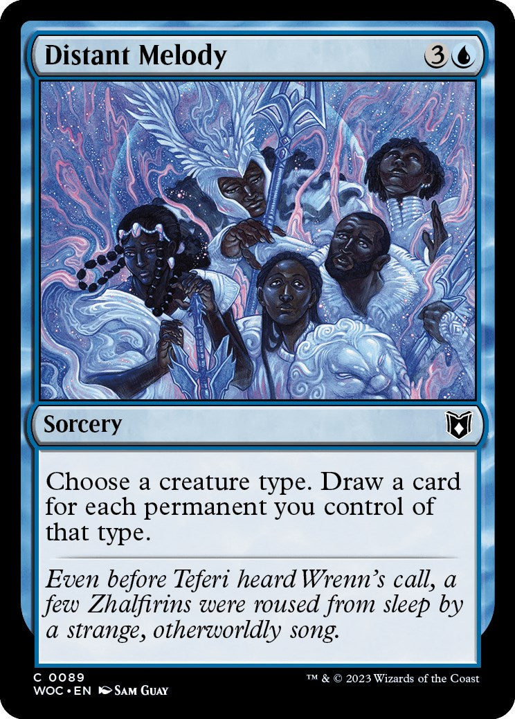 Distant Melody [Wilds of Eldraine Commander] | Jomio and Rueliete's Cards and Comics