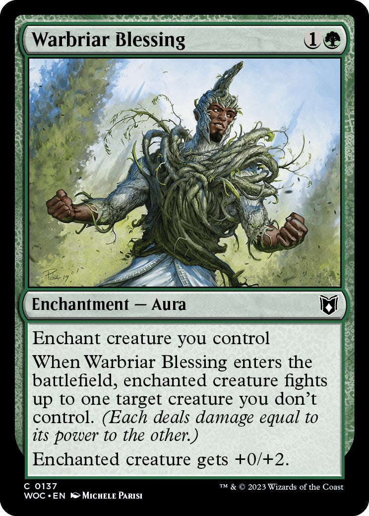 Warbriar Blessing [Wilds of Eldraine Commander] | Jomio and Rueliete's Cards and Comics