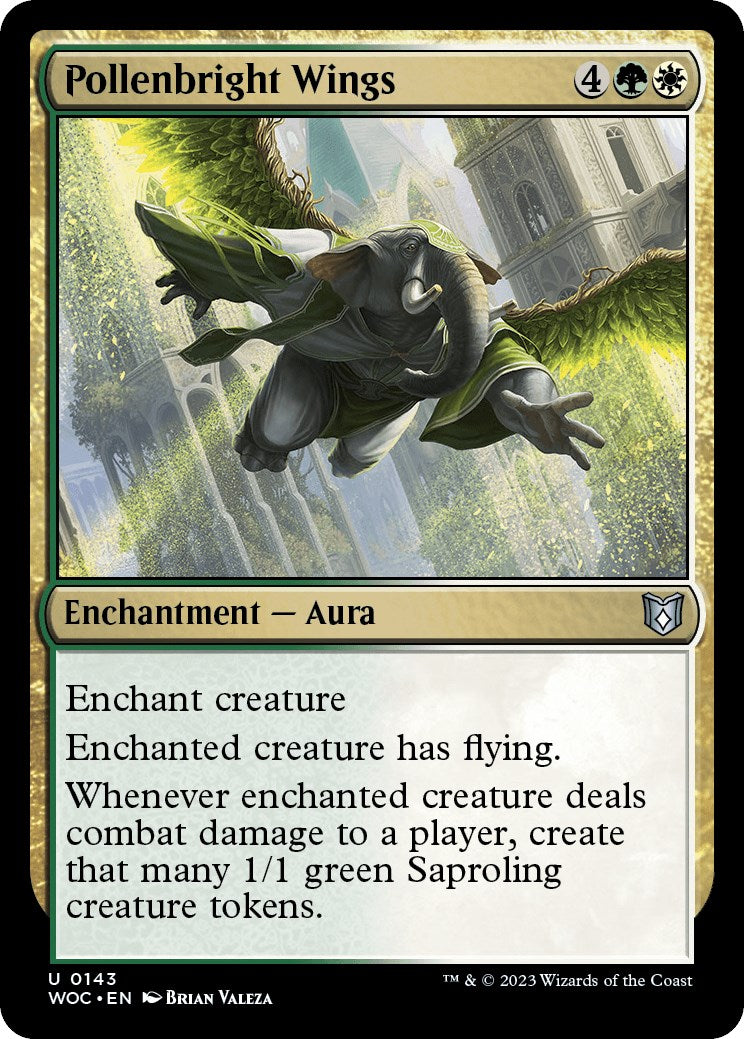 Pollenbright Wings [Wilds of Eldraine Commander] | Jomio and Rueliete's Cards and Comics