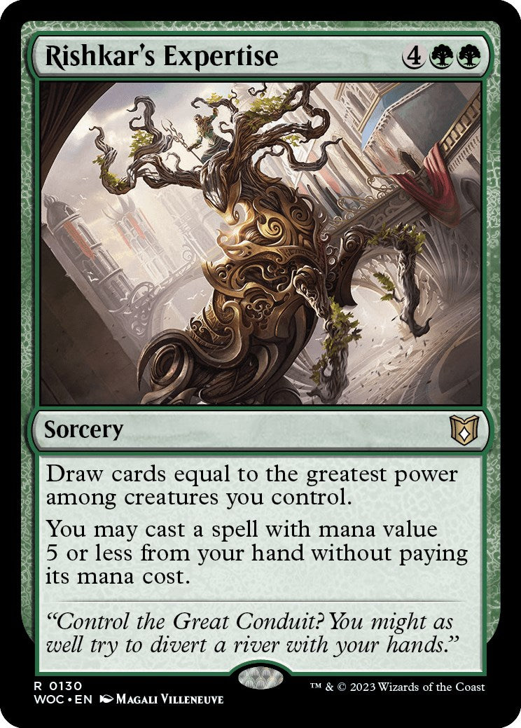 Rishkar's Expertise [Wilds of Eldraine Commander] | Jomio and Rueliete's Cards and Comics