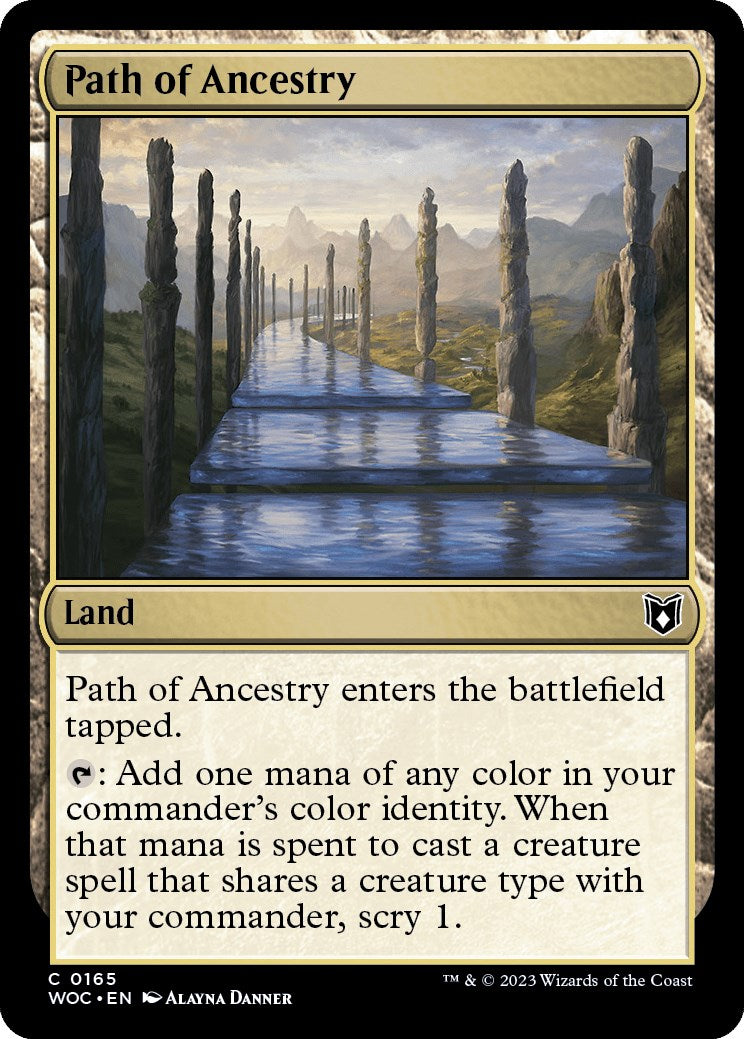 Path of Ancestry [Wilds of Eldraine Commander] | Jomio and Rueliete's Cards and Comics