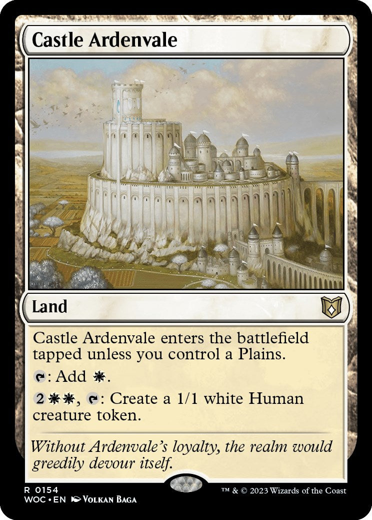 Castle Ardenvale [Wilds of Eldraine Commander] | Jomio and Rueliete's Cards and Comics