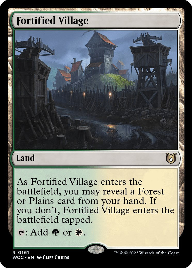 Fortified Village [Wilds of Eldraine Commander] | Jomio and Rueliete's Cards and Comics