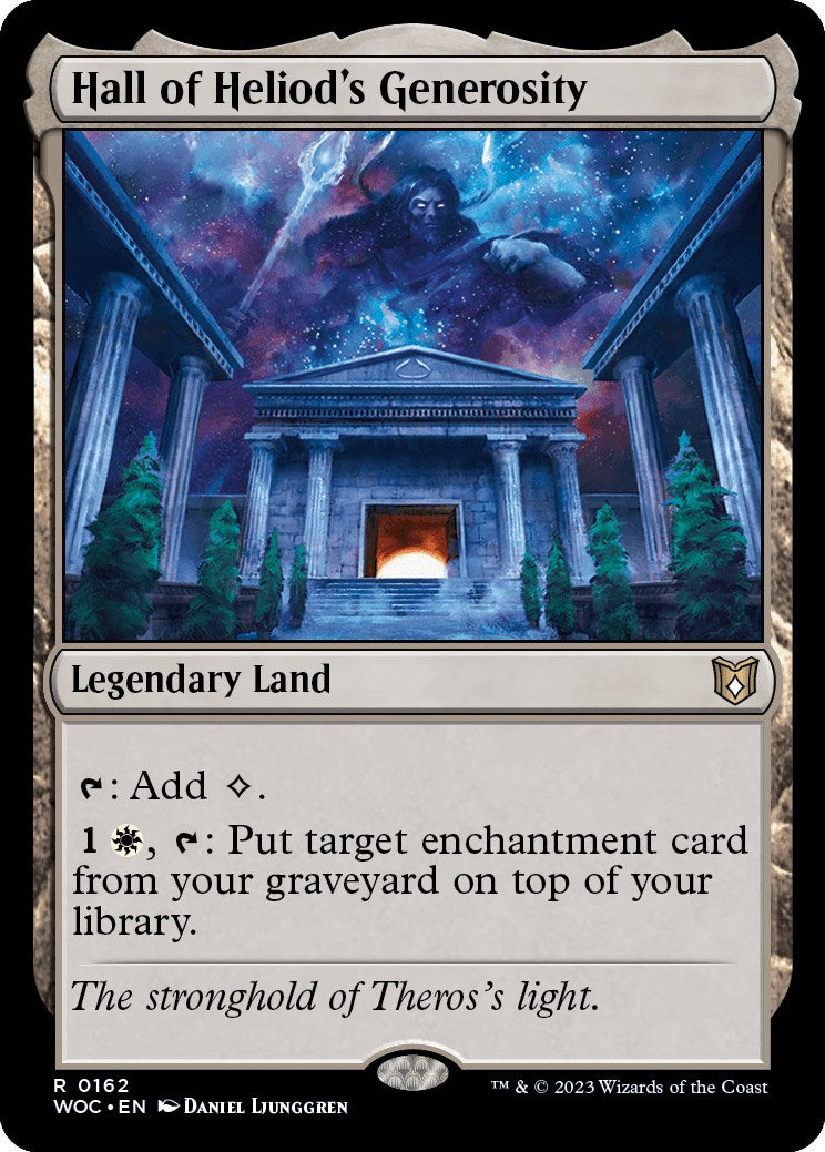 Hall of Heliod's Generosity [Wilds of Eldraine Commander] | Jomio and Rueliete's Cards and Comics