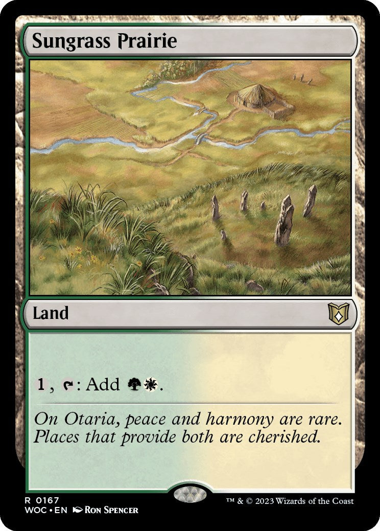 Sungrass Prairie [Wilds of Eldraine Commander] | Jomio and Rueliete's Cards and Comics