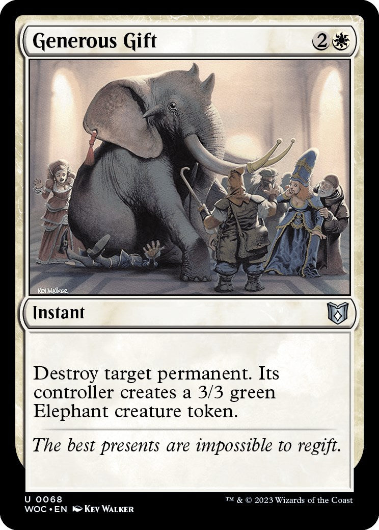 Generous Gift [Wilds of Eldraine Commander] | Jomio and Rueliete's Cards and Comics