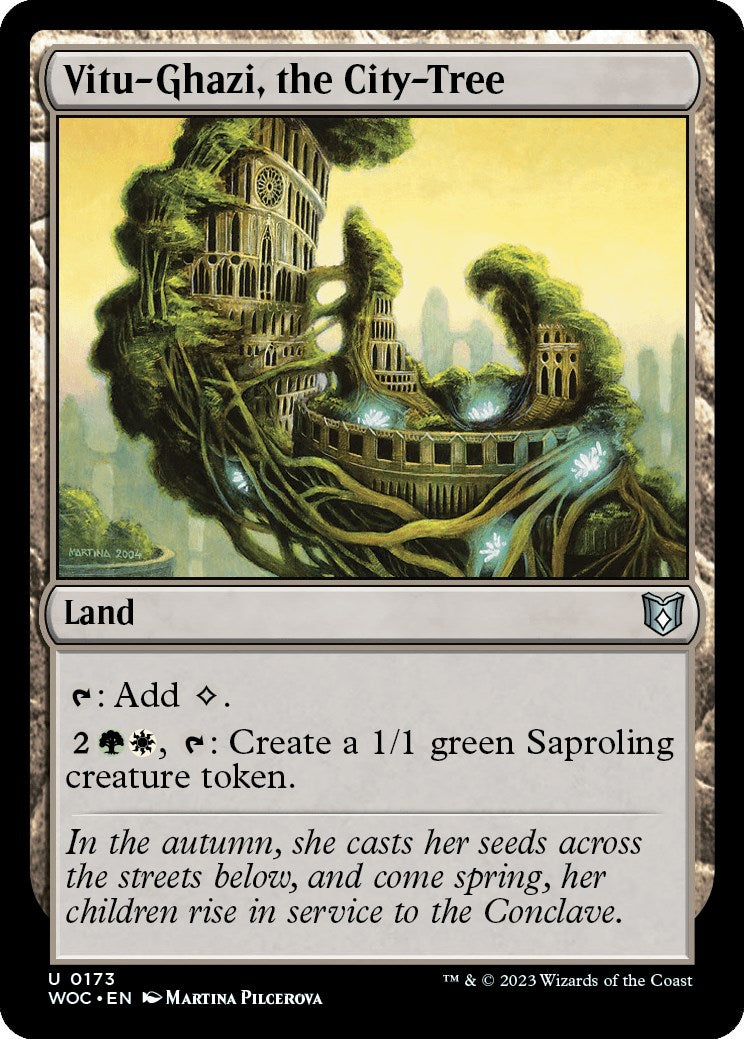 Vitu-Ghazi, the City-Tree [Wilds of Eldraine Commander] | Jomio and Rueliete's Cards and Comics