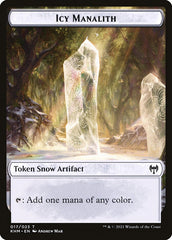 Treasure // Icy Manalith Double-Sided Token [Kaldheim Tokens] | Jomio and Rueliete's Cards and Comics