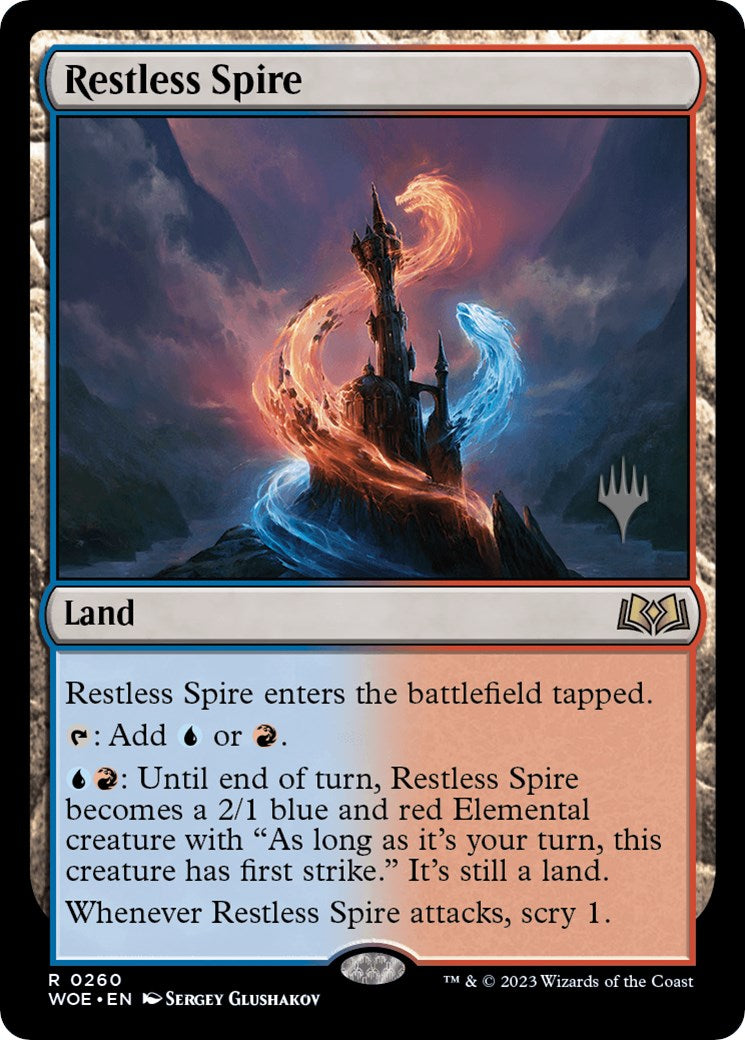 Restless Spire (Promo Pack) [Wilds of Eldraine Promos] | Jomio and Rueliete's Cards and Comics