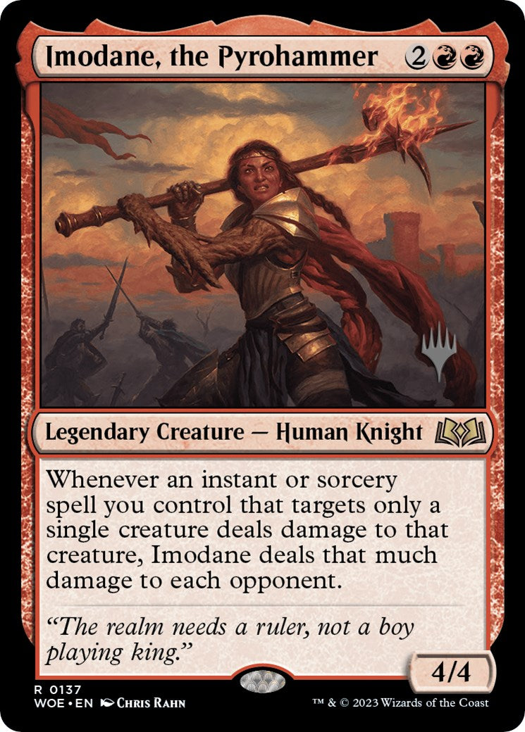 Imodane, the Pyrohammer (Promo Pack) [Wilds of Eldraine Promos] | Jomio and Rueliete's Cards and Comics