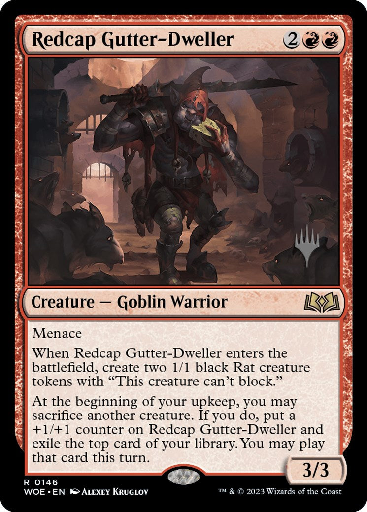 Redcap Gutter-Dweller (Promo Pack) [Wilds of Eldraine Promos] | Jomio and Rueliete's Cards and Comics