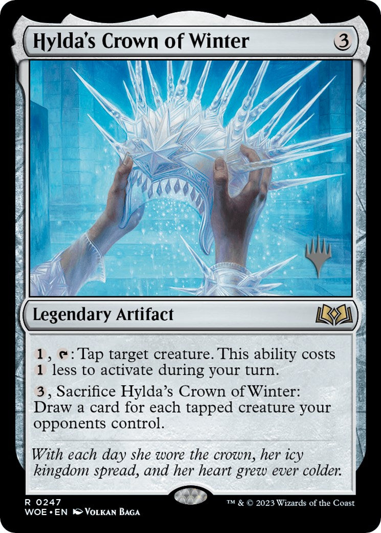 Hylda's Crown of Winter (Promo Pack) [Wilds of Eldraine Promos] | Jomio and Rueliete's Cards and Comics