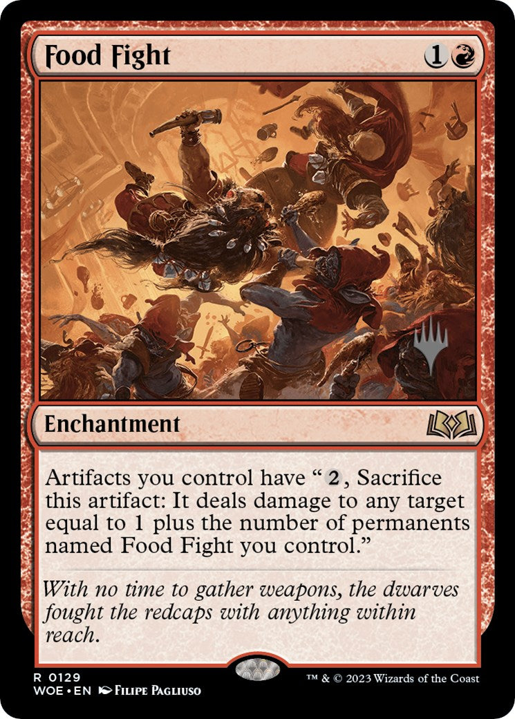 Food Fight (Promo Pack) [Wilds of Eldraine Promos] | Jomio and Rueliete's Cards and Comics