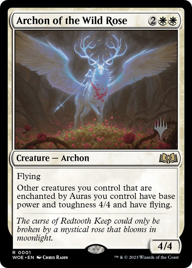 Archon of the Wild Rose (Promo Pack) [Wilds of Eldraine Promos] | Jomio and Rueliete's Cards and Comics