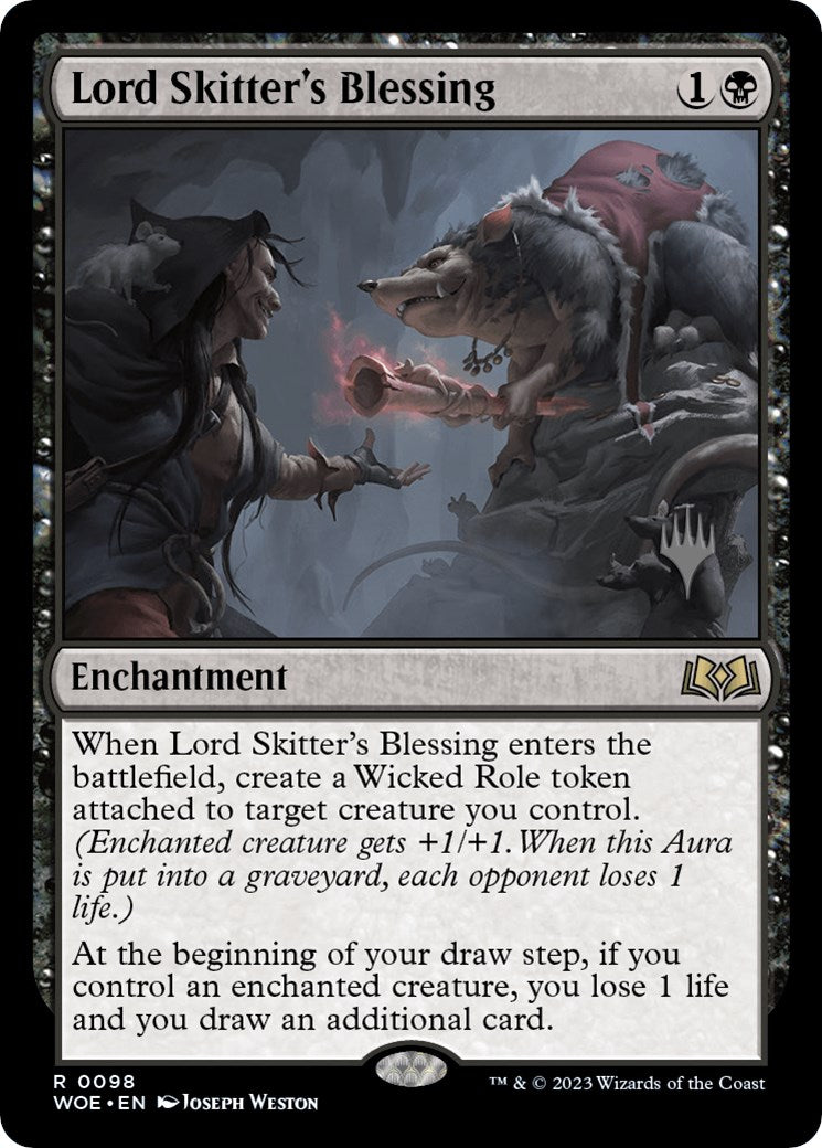 Lord Skitter's Blessing (Promo Pack) [Wilds of Eldraine Promos] | Jomio and Rueliete's Cards and Comics