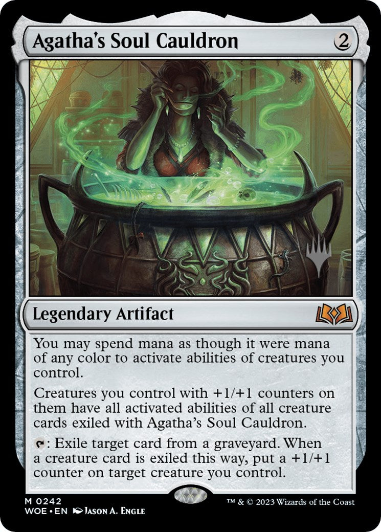 Agatha's Soul Cauldron (Promo Pack) [Wilds of Eldraine Promos] | Jomio and Rueliete's Cards and Comics