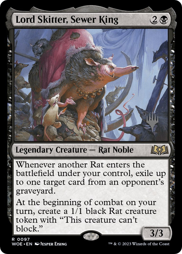 Lord Skitter, Sewer King (Promo Pack) [Wilds of Eldraine Promos] | Jomio and Rueliete's Cards and Comics