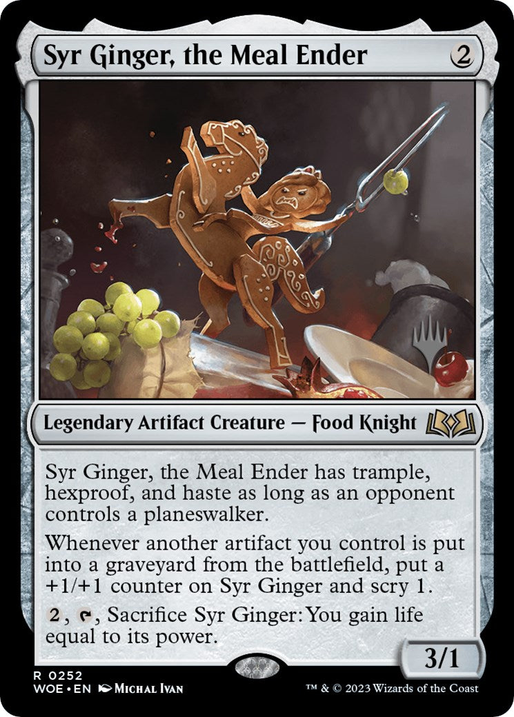 Syr Ginger, the Meal Ender (Promo Pack) [Wilds of Eldraine Promos] | Jomio and Rueliete's Cards and Comics