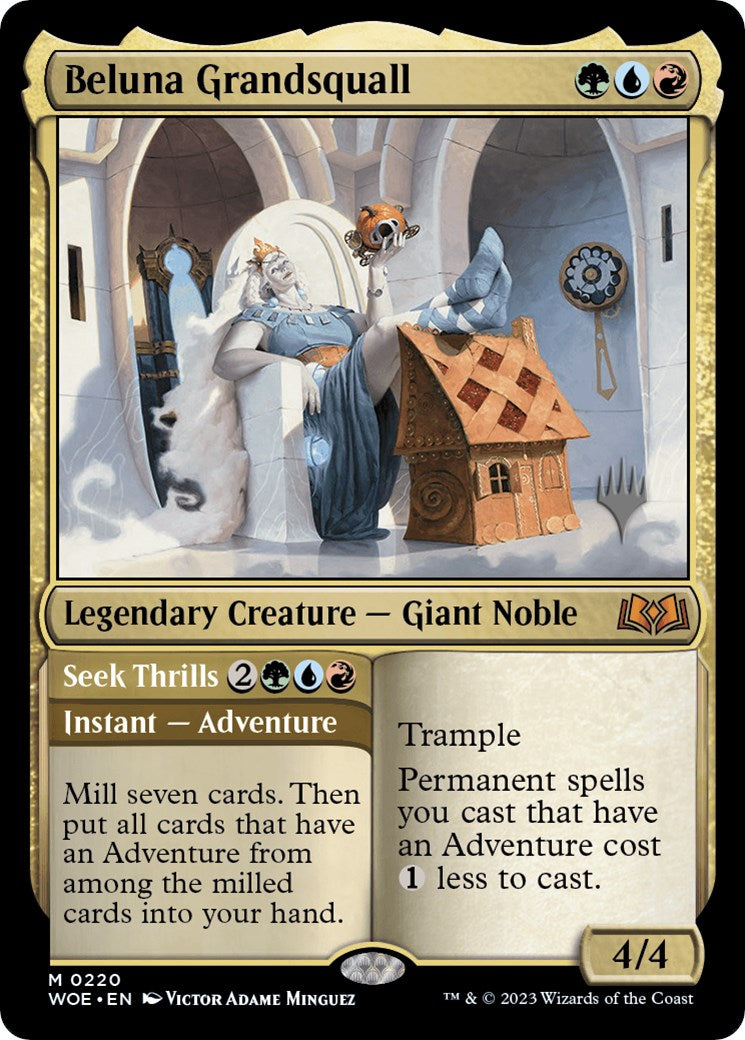 Beluna Grandsquall // Seek Thrills(Promo Pack) [Wilds of Eldraine Promos] | Jomio and Rueliete's Cards and Comics