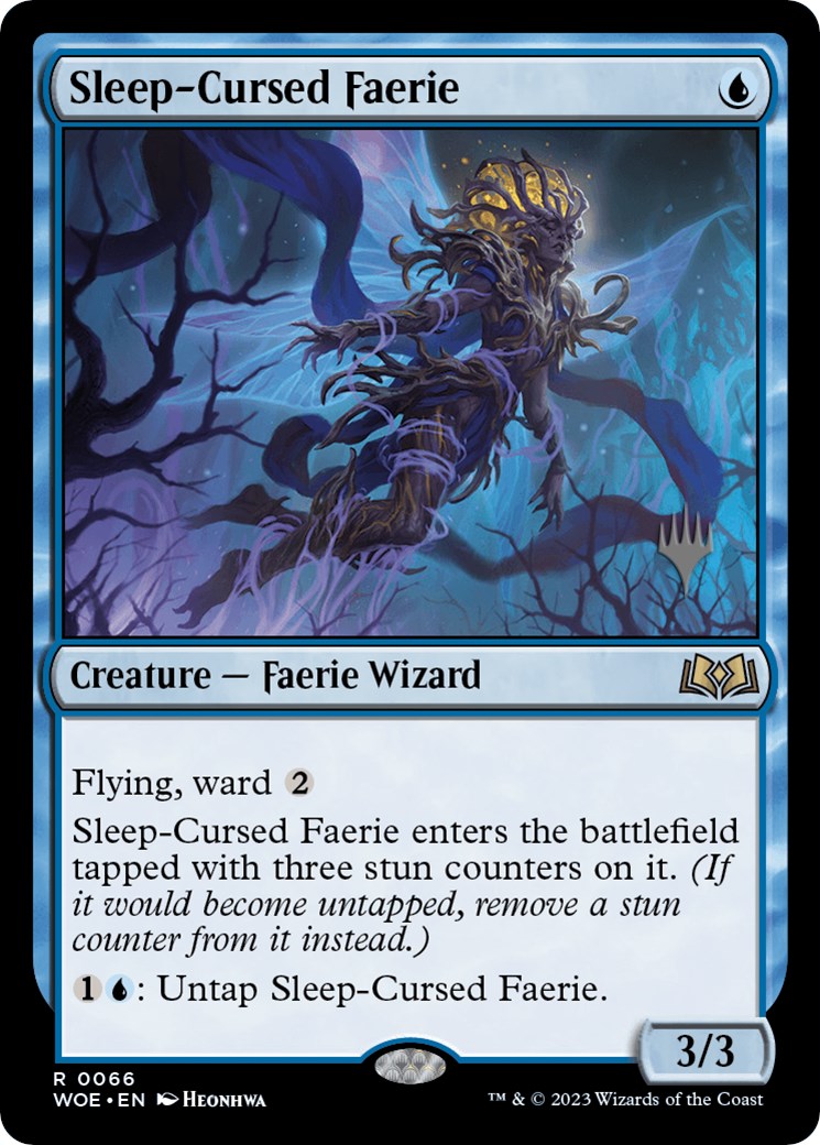 Sleep-Cursed Faerie (Promo Pack) [Wilds of Eldraine Promos] | Jomio and Rueliete's Cards and Comics